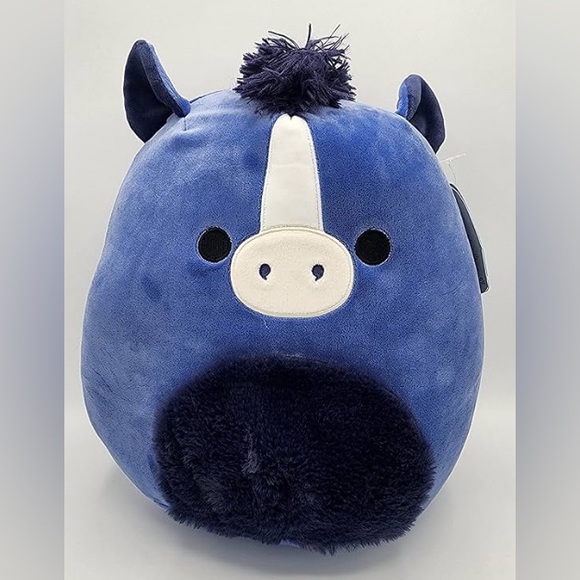 NWT 11” Caden the Blue Horse Squishmallow RARE Silver Tag - Picture 2 of 5